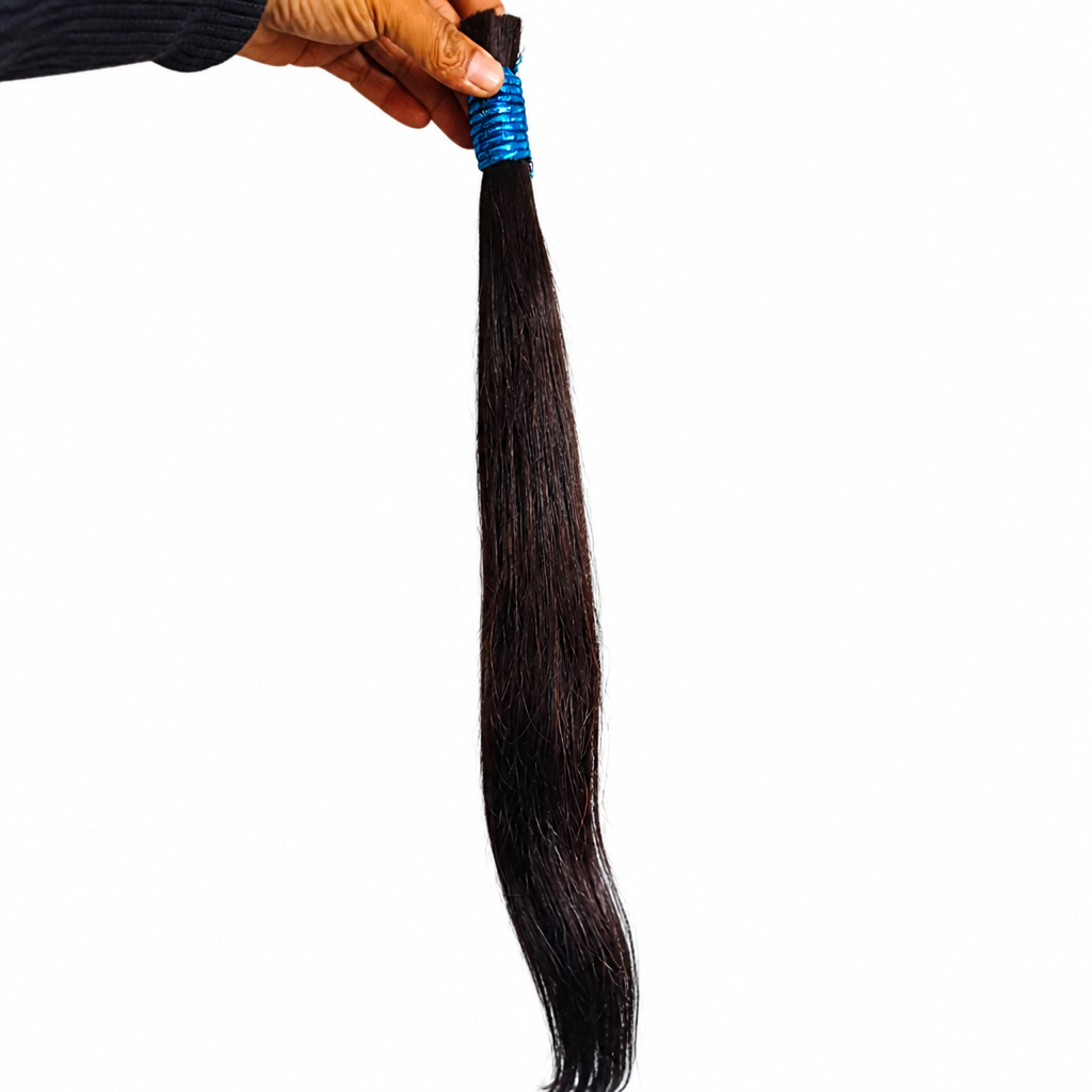 Cabelo humano liso 65cm 100g para alongamento