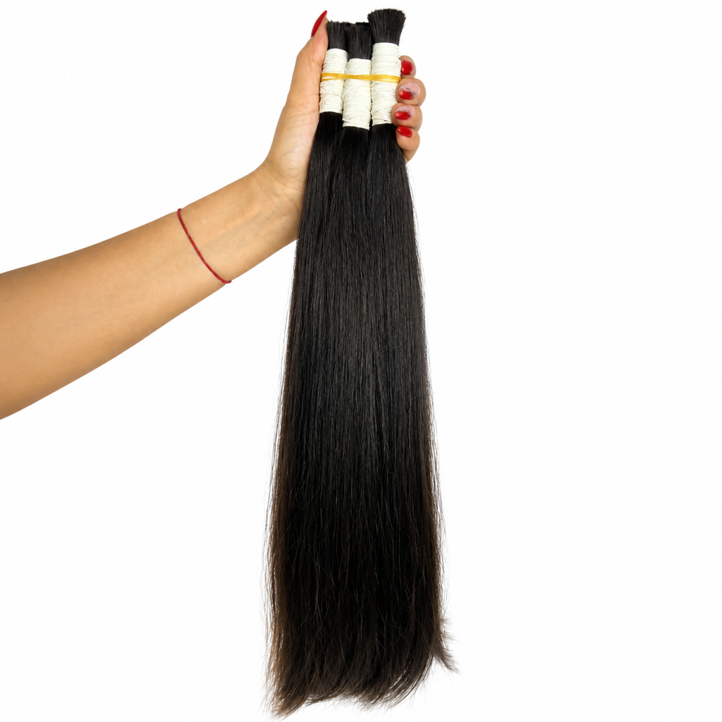 Cabelo Humano Vietnamita Liso 55cm 100g