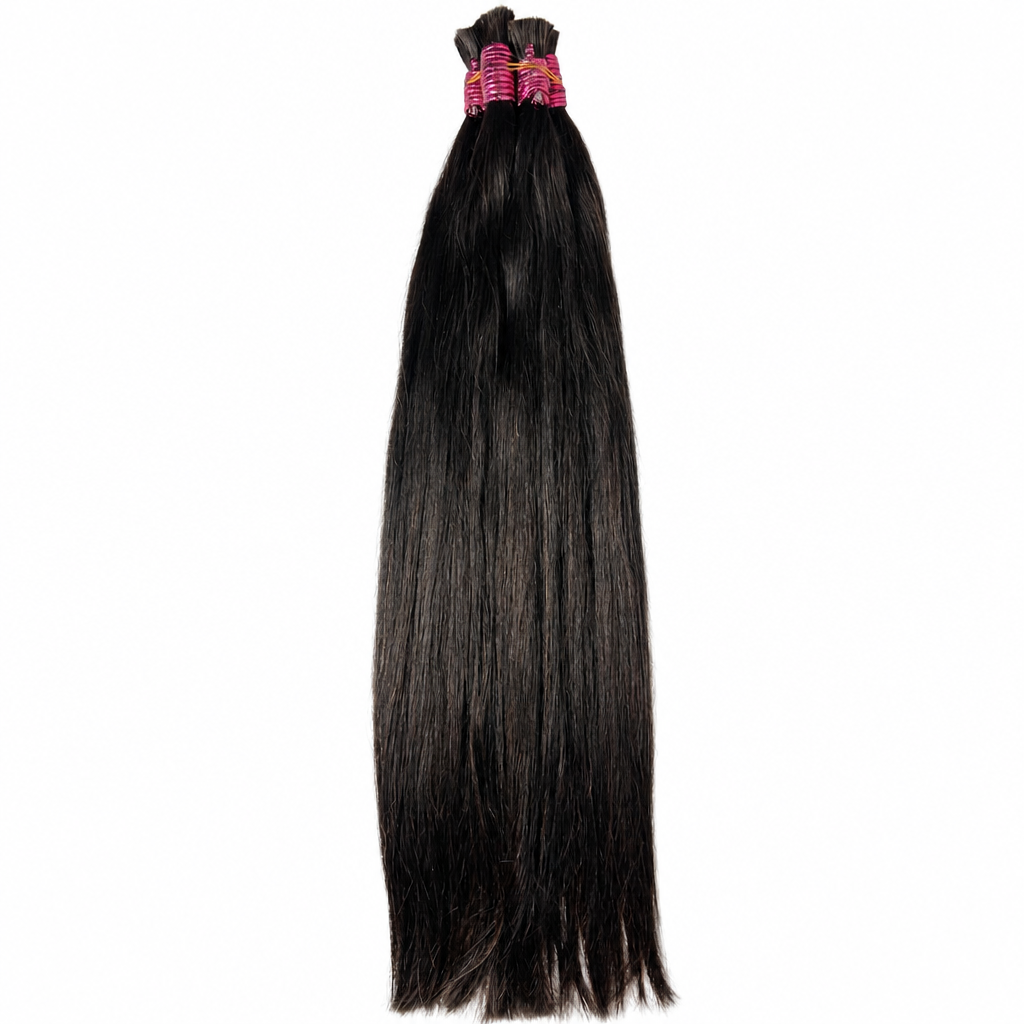 Oferta relâmpago "SÓ HOJE" cabelo humano 65 cm 100 g liso