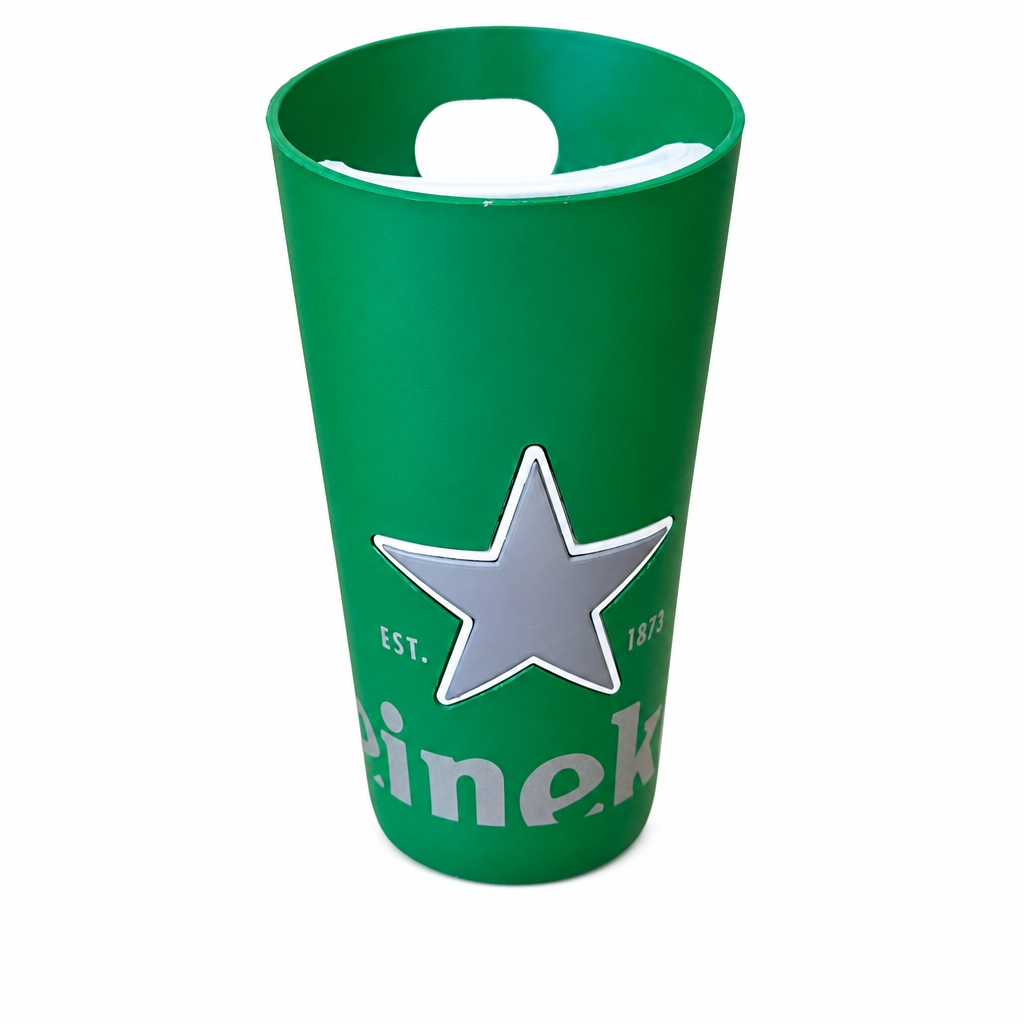 Porta garrafa Heineken com Estrela e Logo 3D