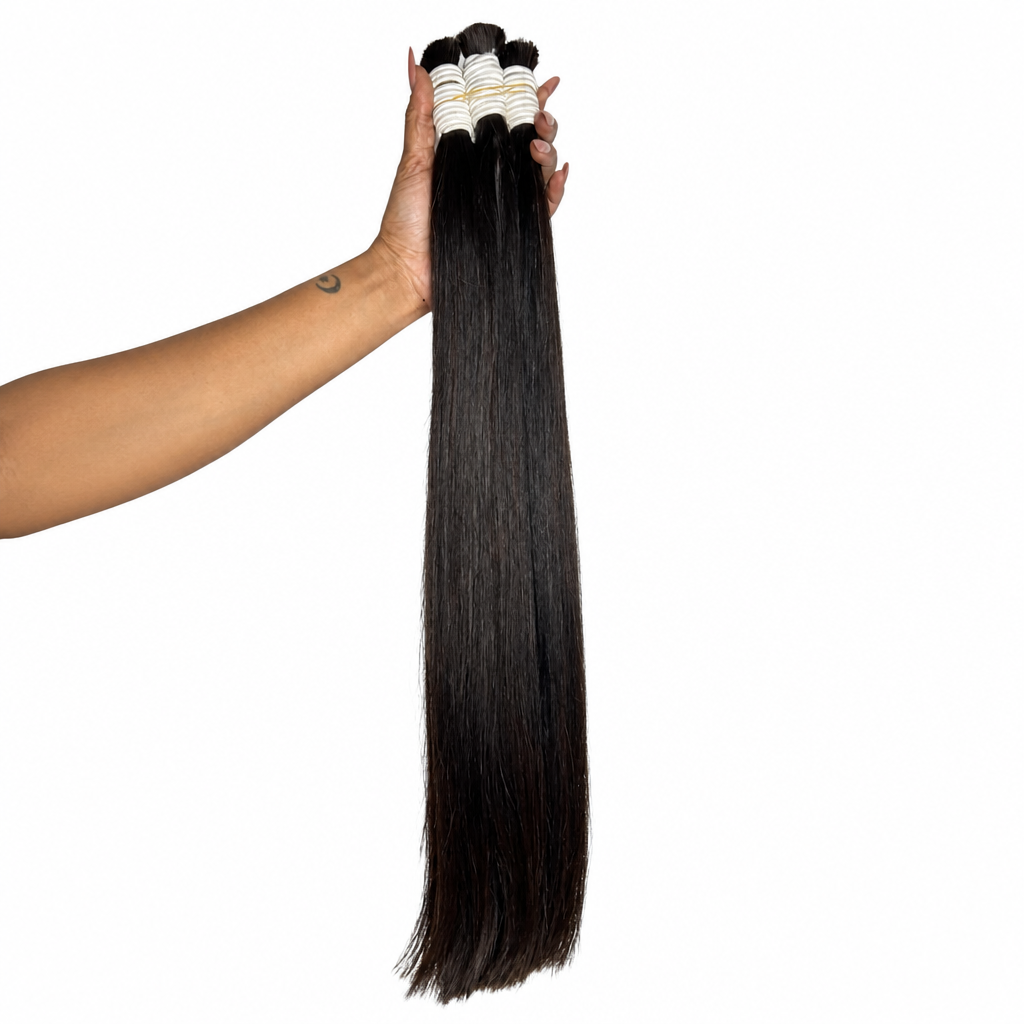Cabelo Humano Premium Ponta Cheia 55cm 100g para Mega Hair